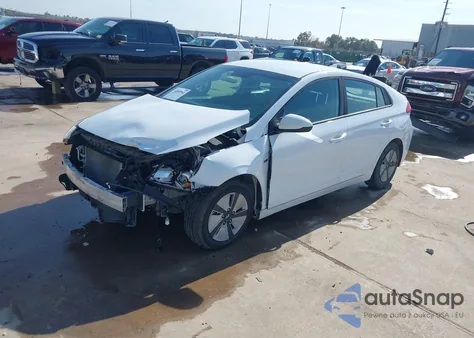 2018 Hyundai Ioniq Hybrid Blue z USA, uszkodzony, nr VIN KMHC65LC5JU091299